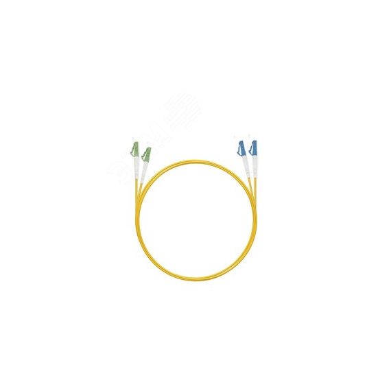 Шнур оптический duplex 3м LC/APC-LC/UPC 9/125 sm LSZH Cabeus FOP(d)-9-LC/APC-LC/UPC-3m