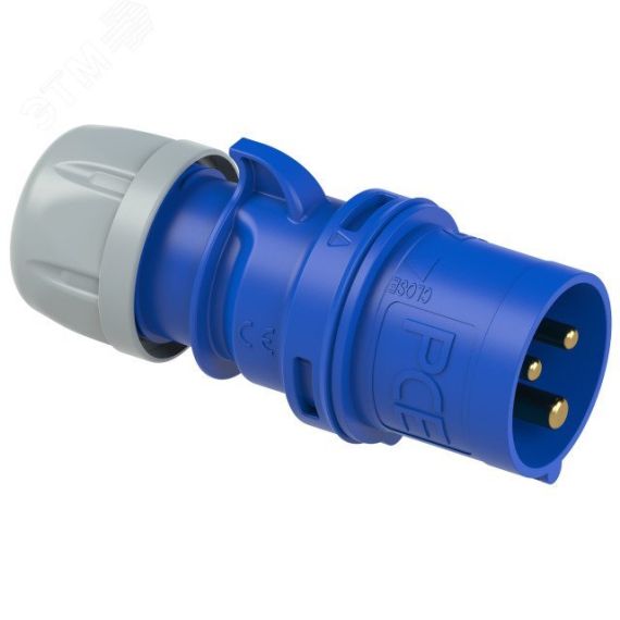 Вилка кабельная 16А/230V/1P+N+E/IP44 PCE 013-6