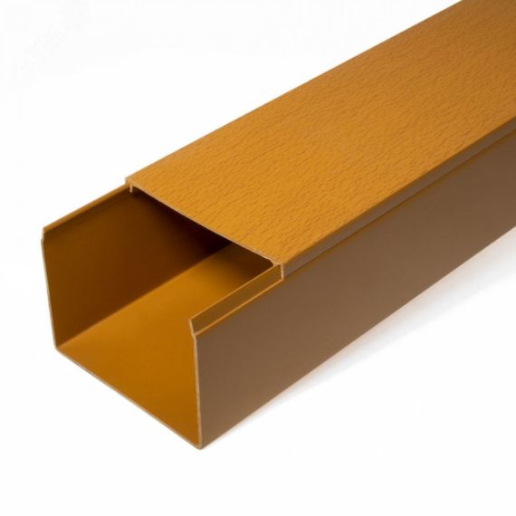 Кабель-канал бук 2-й замок в п/э 60х60 мм (12 м/уп) Промрукав PR03.0203