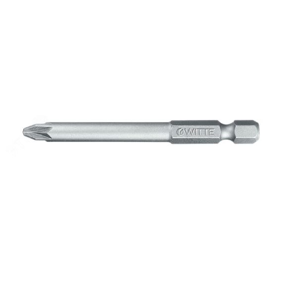 Бита PZ2 х 125 мм 1/4'' E6.3 Industrial WITTE 275682000