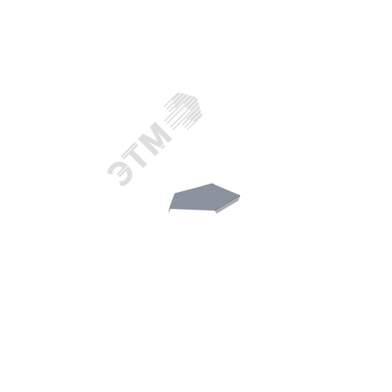 Крышка лотка монтажного углового 45 горизонтального ЛР45Г.150.15.284.1.1 СОЭМИ Н0121440123