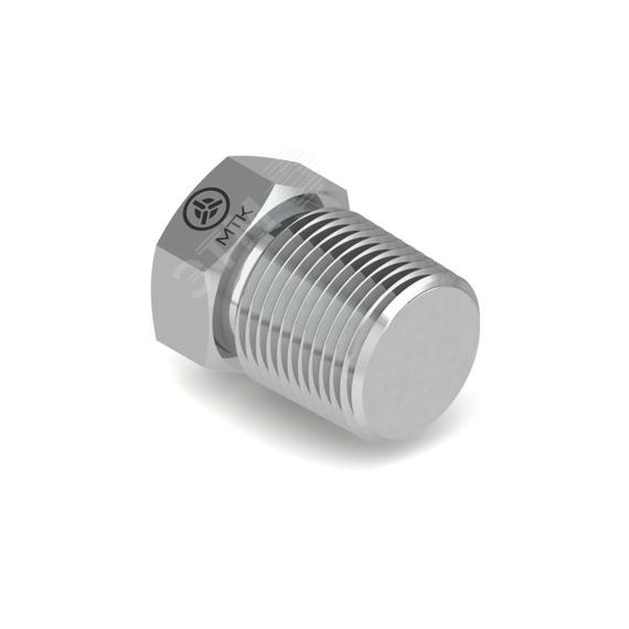 Заглушка с наружной резьбой Р641, 1/4'NPT, AISI 316L Метакам Р641-ВАВ