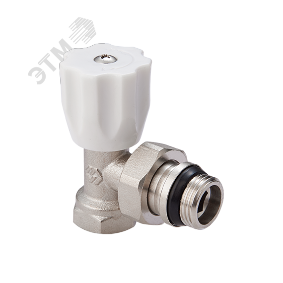 Вентиль ручной регулировки угловой 1/2' с самоуплотняющимся кольцом MVI TR.211.04