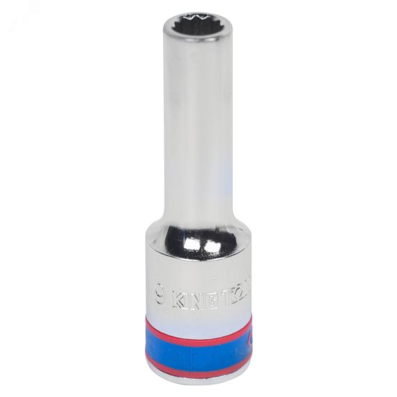 Головка торцевая глубокая двенадцатигранная 1/2', 9 мм King Tony 423009M