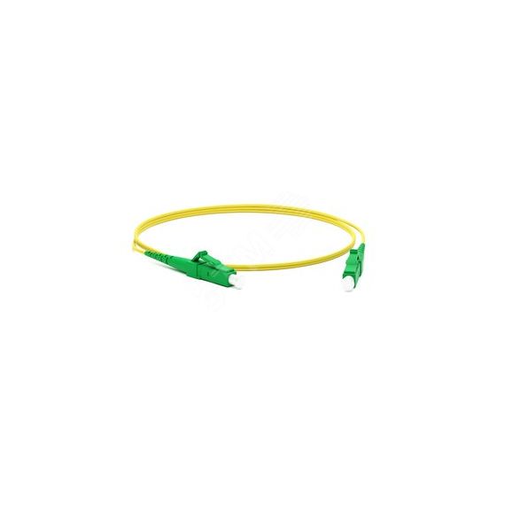 Патч-корд волоконно-оптический (шнур) SM 9/125 (OS2) LC/UPC-SC/APC 2.0 мм simplex LSZH 2 м Hyperline 243409