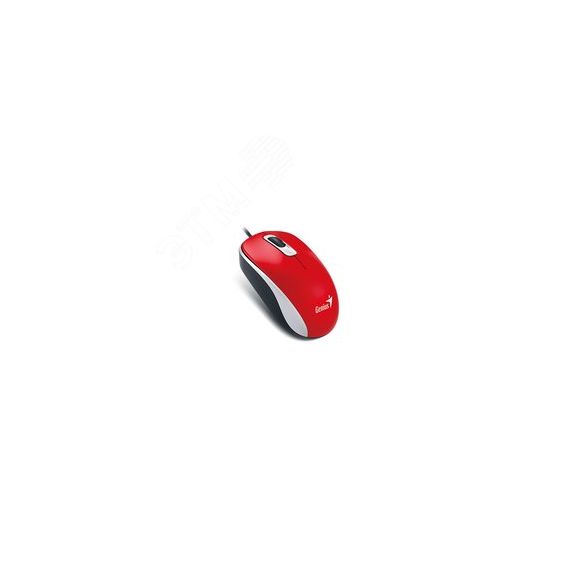 Мышь DX-110 оптическая, USB, красный Genius 31010009403