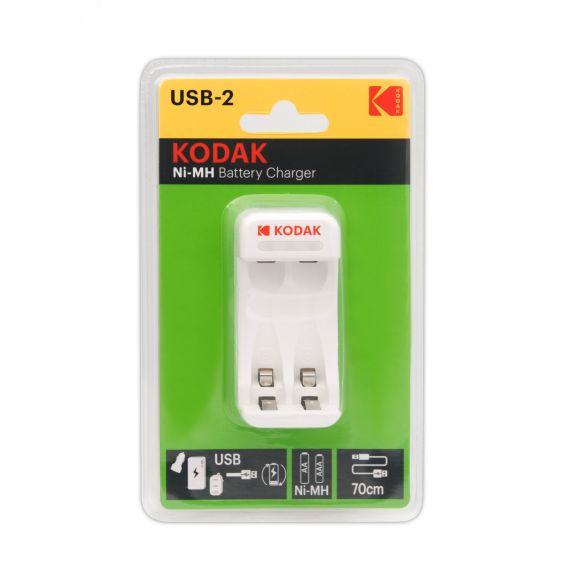 Зарядное устройство для аккумуляторов C8001B USB [K2AA/AAA] (6/24/1200) KODAK Б0047499