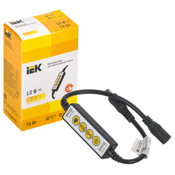 Контроллер без ПДУ К MONO 1 канал 12В 6А 72Вт IEK