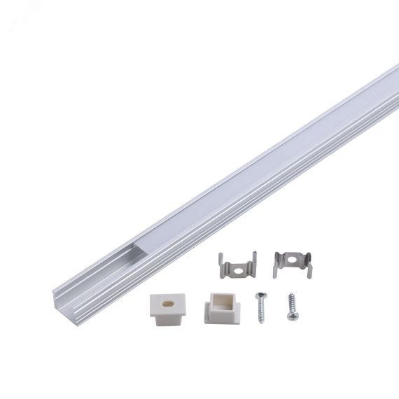 Профиль для ленты LED врезной гл 12 мм 2 м Gauss Gauss BT415