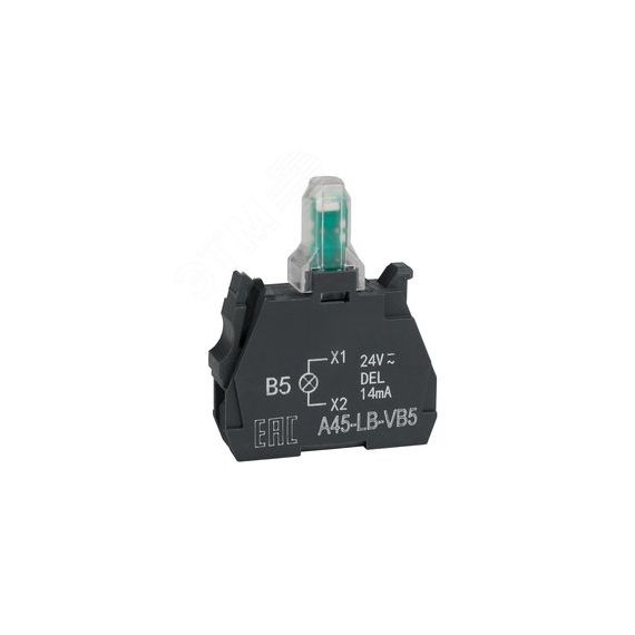 Блок световой OptiSignal D22 A45-LB-VB5 желтый 24VACDC ZBVB5 КЭАЗ 332204