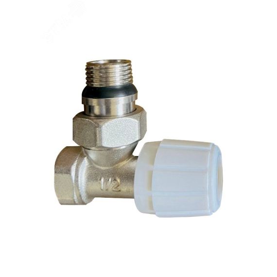 Вентиль регулировочный для радиатора угловой верхний 1/2' UV Oasis Р0000158896