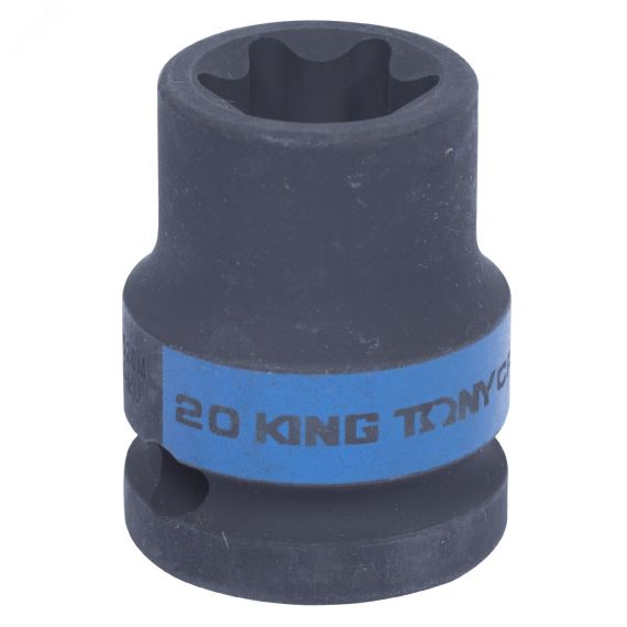Головка торцевая ударная TORX Е-стандарт 1/2', E20, L = 38 мм King Tony 457520M