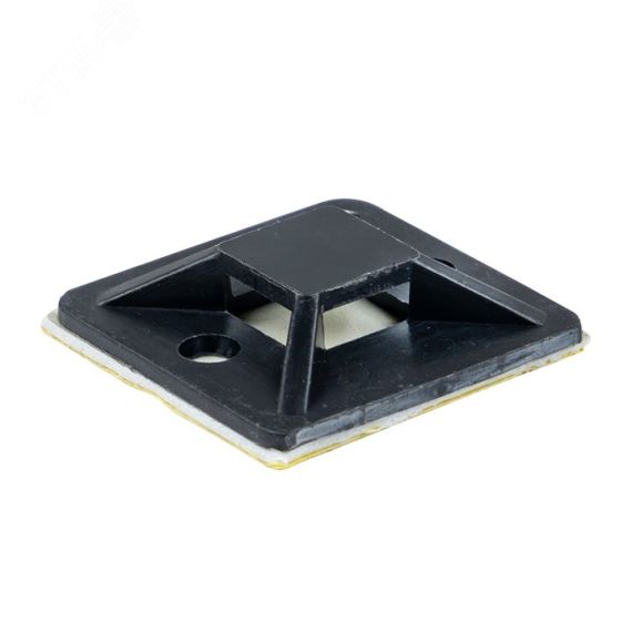 Площадка самоклеящаяся (30х30 мм) черная (100 шт) EKF plc-30x30-b