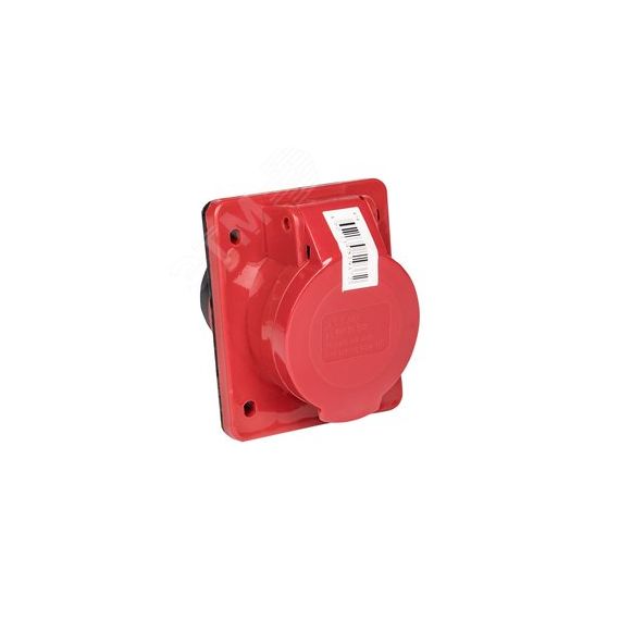 Розетка кабельная 16А 3Р+Е IP44 скрытая 380В 414 EKF ps-414-16-380