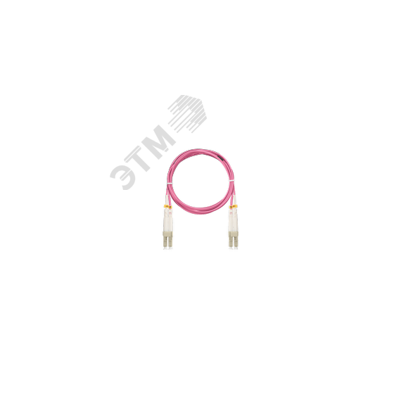 Шнур оптический соединительный мм 50/125 OM4 LC/UPC-LC/UPC двойной LSZH NIKOMAX/NIKOLAN NMF-PC2M4C2-LCU-LCU-001