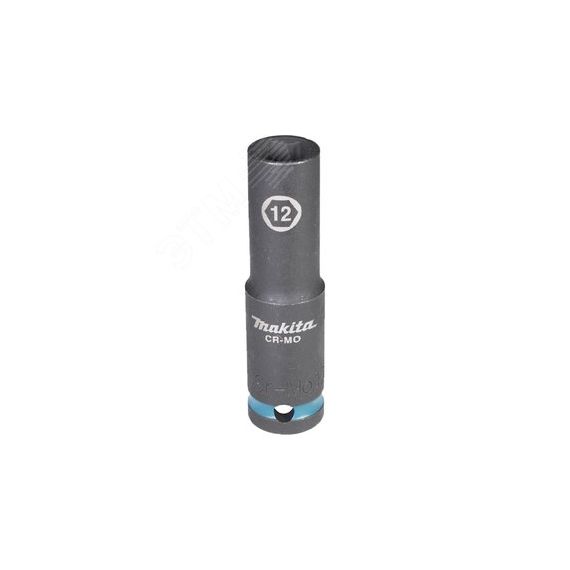 Головка торцовая ударная удлиненная Impact Black 1/2'' 12x81,5 мм Makita E-16433