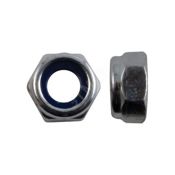 Гайка DIN985 М6 самоконтрящаяся оцинкованная (250 шт) ХВАТ 28706-4