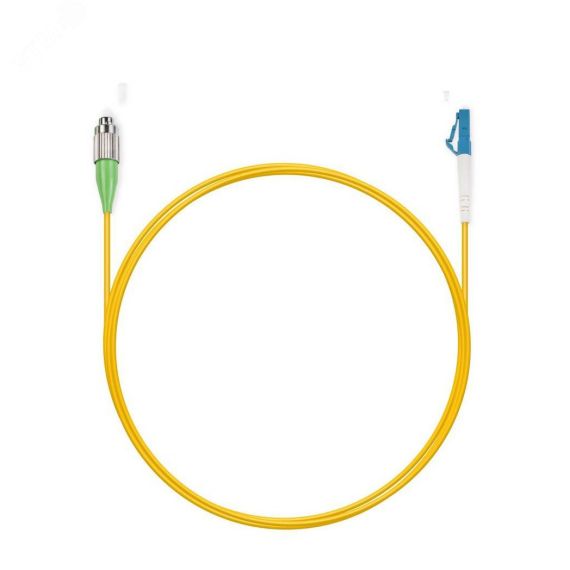 Шнур оптический simplex 25м FC/APC-LC/UPC 9/125 sm LSZH Cabeus FOP(s)-9-FC/APC-LC/UPC-25m