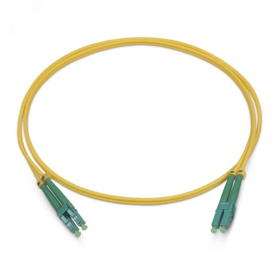 Шнур оптический duplex 2м LC/APC-LC/APC 9/125 sm LSZH Cabeus FOP(d)-9-LC/APC-LC/APC-2m