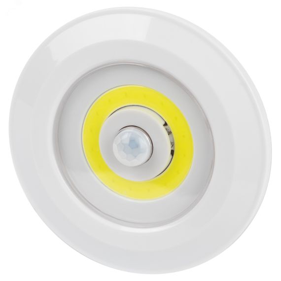 Светодиодный фонарь подсветка SB-804 пушлайт с датчиком движения 3W COB 3хAAA Элементы питания в комплект не входят ЭРА Б0054039