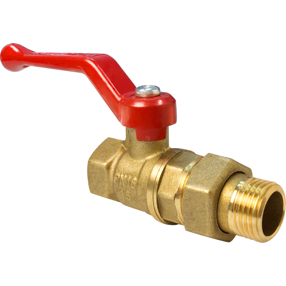Кран шаровой со сгоном OPTIMA 11Б27фт1М 3/4' ВН ручка рычаг VALFEX VF.225.L0R1.034