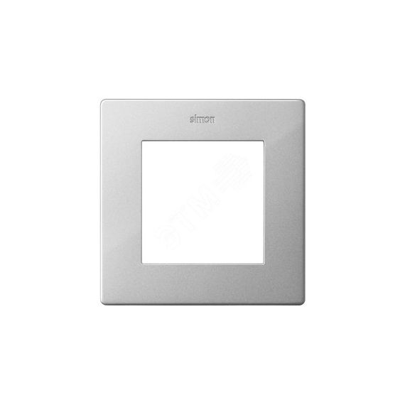 Рамка 1 пост, алюминий Simon 2400610-033