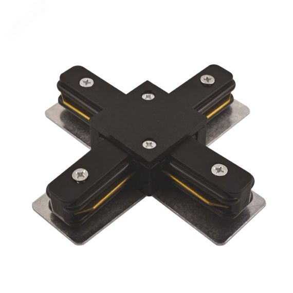 Коннектор чёрный  X -обр. PTR CX-BL jazzway JazzWay 5010871