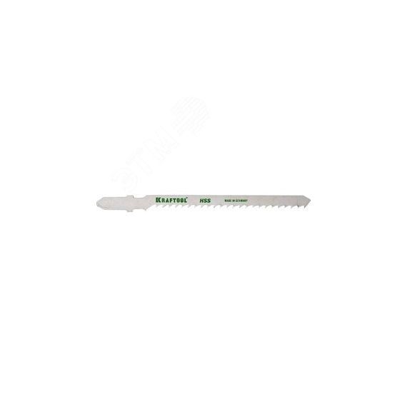 Полотна, T227D, для эл/лобзика, HSS, по мягкому металлу, фигурный рез, EU-хвост., шаг 3мм, 75мм, 2шт KRAFTOOL 159558-3