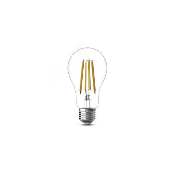 Лампа светодиодная филаментная LED 21 Вт 1900 лм 2700К А70 груша теплый E27 AC 210-240В IP20 Basic Gauss Gauss 40712112