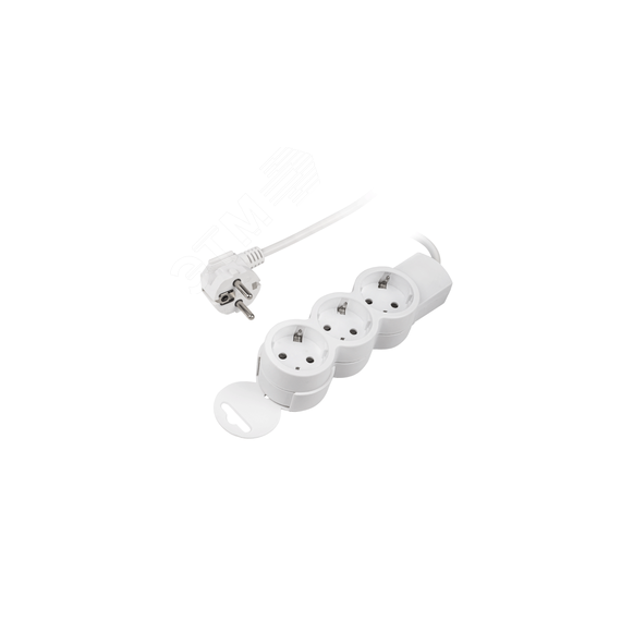 Удлинитель бытовой ФАZА FG-03-500 (3 х 5,0) с заземлением, 10А JazzWay 5051669