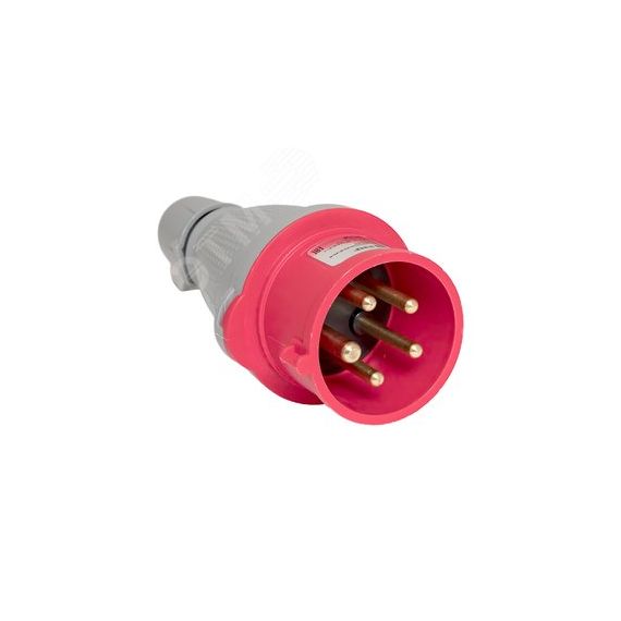 Вилка переносная 015 3Р+РЕ+N 16А 380В IP44 EKF PROXIMA EKF ps-015-16-380-PRO