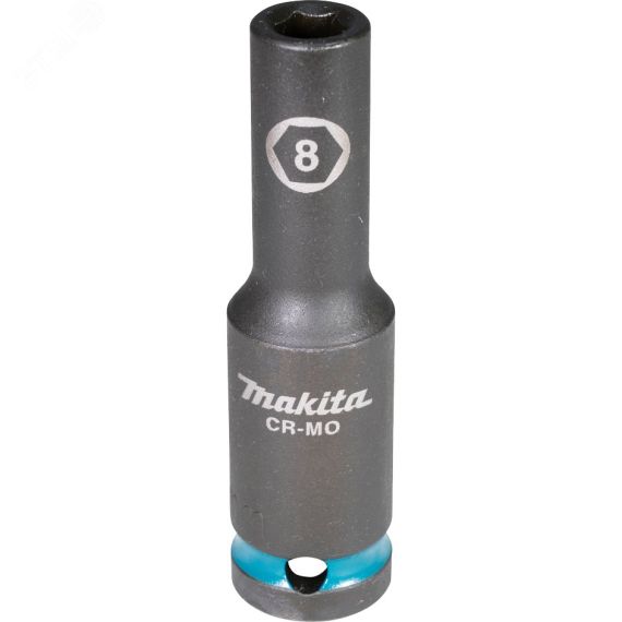 Головка торцовая ударная удлиненная Impact Black 1/2'' 8x81,5 мм Makita E-16405