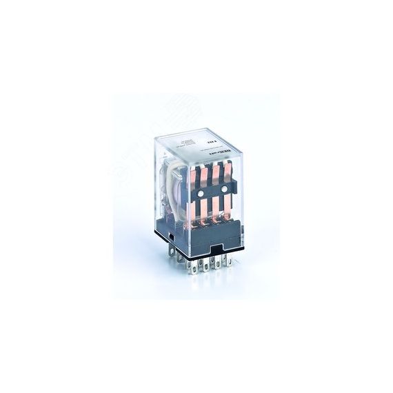 Промежуточное реле 4 конт. с LED инд. 3А 12В DC ПР-102 SE (Dekraft) 23802DEK