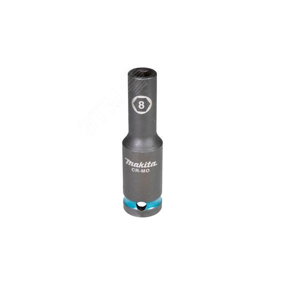 Головка торцовая ударная удлиненная Impact Black 1/2'' 8x81,5 мм Makita E-16405