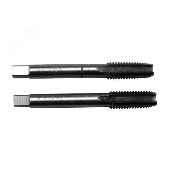 Метчик М8х0.75 машинно-ручной комплект 2 шт., марка стали - Р6М5 Hortz 203866