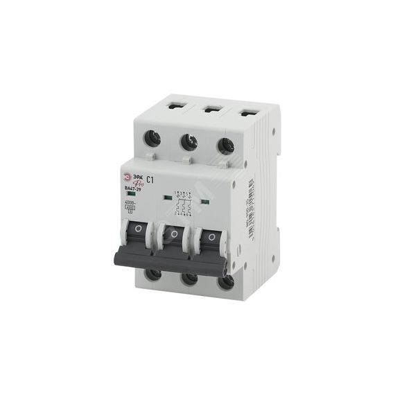 Выключатель автоматический PRO NO-900-39 ВА47-29 3P 5А кривая C 4,5кА ЭРА ЭРА Б0031771