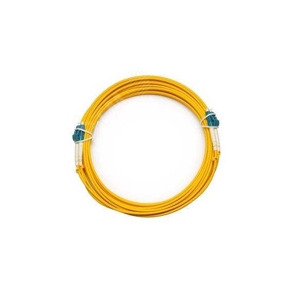 Шнур оптический (патч-корд) duplex LC-LC 9/125 sm 0.5м LSZH Cabeus FOP(d)-9-LC-LC-0,5m