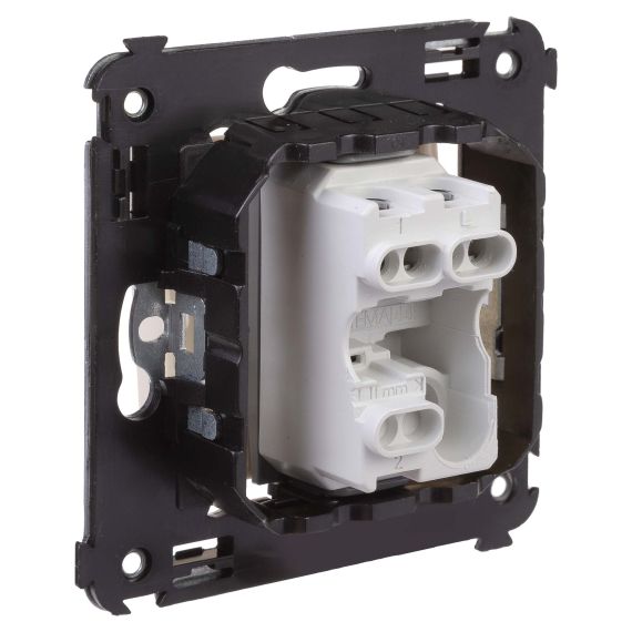 Выключатель одноклавишный в стену, &quot;Avanti&quot;, &quot;Ванильная дымка&quot;