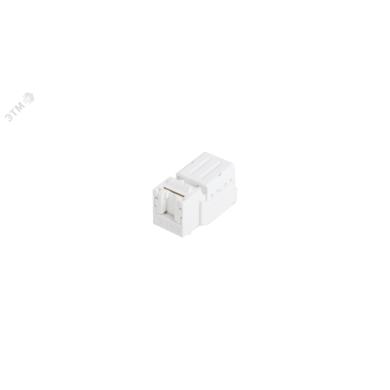 Модуль Keystone, Кат.6, RJ45/8P8C, для FT-TOOL, неэкраннированный, со шторкой, белый NIKOMAX/NIKOLAN NMC-KJUE2-ST-WT