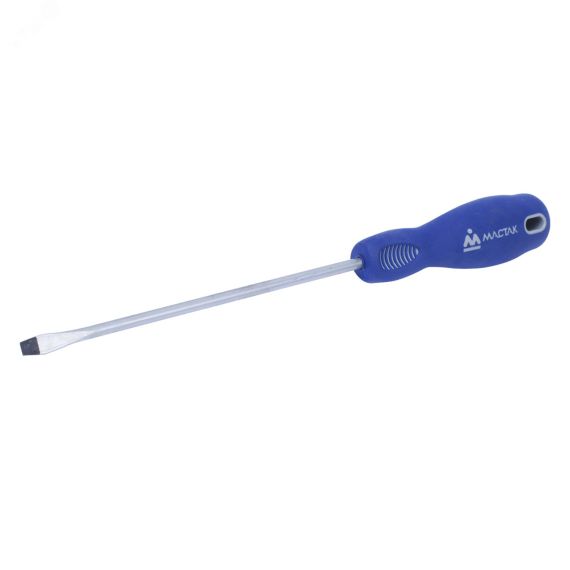 Отвертка шлицевая Slotted 5.5х150 мм держатель Мастак 040-55150H