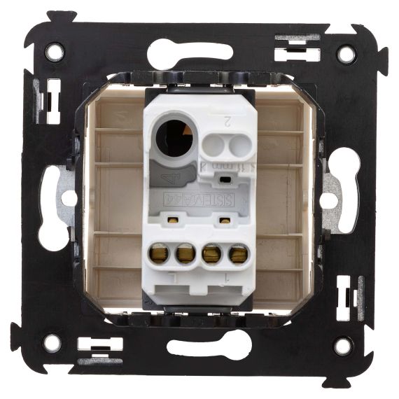 Выключатель одноклавишный в стену, &quot;Avanti&quot;, &quot;Ванильная дымка&quot;