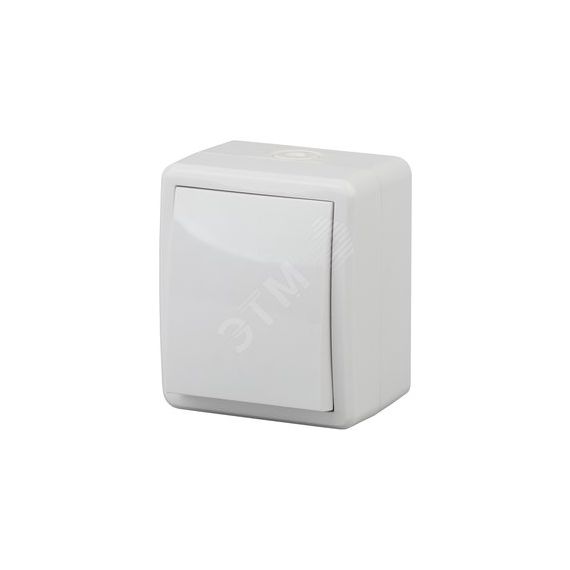 Выключатель IP54, 10АХ-250В, ОУ, Эра Эксперт, Al+Cu, белый,11А-1401-01 ЭРА Б0038816