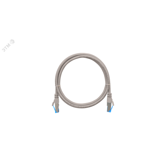 Шнур S/FTP 4 пары Кат.6 2хRJ45/8P8C T568B 7х0165мм LSZH серый 05м NIKOMAX/NIKOLAN NMC-PC4SE55B-005-C-GY