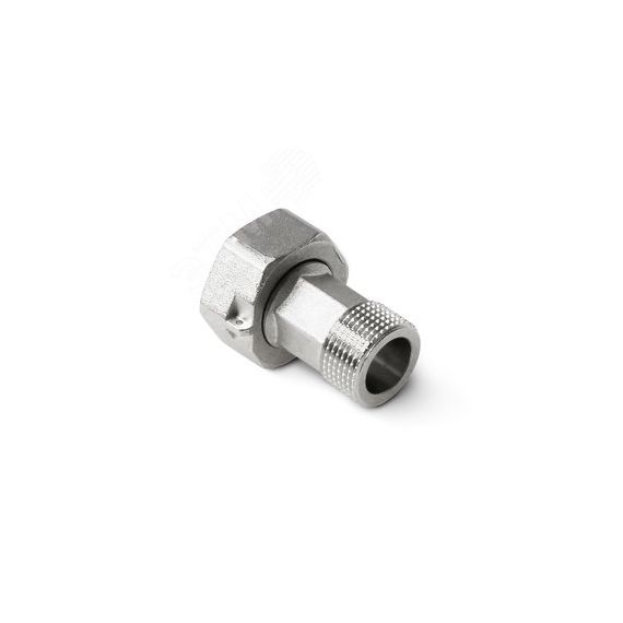 Штуцер с накидной гайкой с ушком для пломбы, Н 3/4 x 1 PRO AQUA 18-m20x