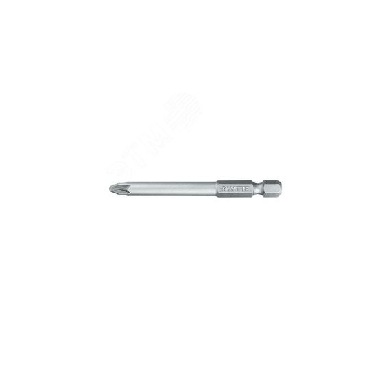 Бита PZ2 х 110 мм 1/4'' E6.3 Industrial WITTE 275672000