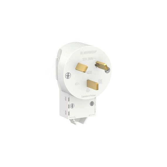 BLANCA скрытой установки вилка силовая 2р+n, 32а, 250в, белый SE (Systeme) BLNSV003231