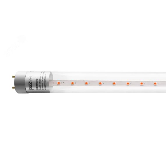 Лампа светодиодная LED 12 Вт 375 Лм для растений G13 900 мм прозрачная Jazzway JazzWay 5037410