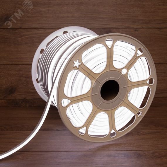 Гибкий неон LED SMD 8х16 мм, двухсторонний, белый, 120 LED/м, 100 м Neon-Night 131-095