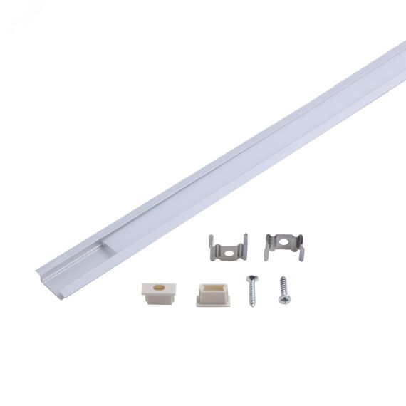 Профиль для ленты LED врезной гл 7 мм 2 м Gauss Gauss BT414
