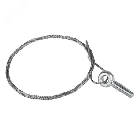 Трос стальной с рым-болтом М8 L=3м (2мм) EKF trrbm8-3